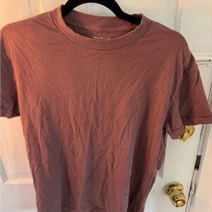 Abercrombie & Fitch Dusty Rose Short Sleeve Tee